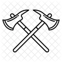 Feuer Axt Symbol