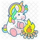 Einhorn Pferd Magie Icon