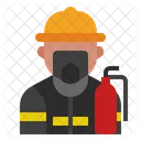 Feuerwehrmann Job Avatar Symbol