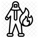 Feuerfeste Jacke Symbol