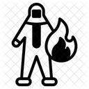 Feuerfeste Jacke Symbol