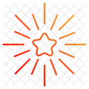 Feuerwerk  Symbol