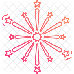 Feuerwerk  Symbol