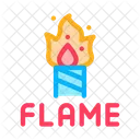 Feuerwerk Flamme  Symbol