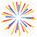 Feuerwerk  Symbol