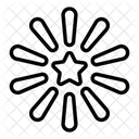 Feuerwerk  Symbol