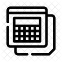 Feuille De Calcul Tableau Donnees Icône