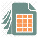 Feuille De Calcul Excel Xls Icône