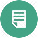 Documents Feuille Note Icon