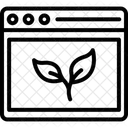 Feuille de navigateur  Icône