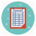 Feuille De Score Presse Papiers De Score Rapport De Score Icon