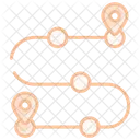 Carte Routiere Icône