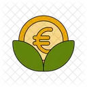 Feuille d'euro  Icon