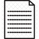 Feuille De Texte Edition De Fichiers Documents Icône