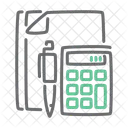 Calculatrice Rapport Donnees Icône