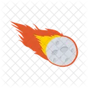 Weltraum Feuer Meteor Icon