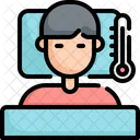 Sick Fever Temperature Icon