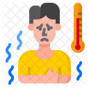 Thermometer Man Coronavirus Icon