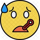 Fever Emoji Emoticon Icon