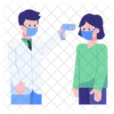 Fever Gun Temperature Check Fever Checkup Icon