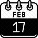 Fevereiro Dias Do Calendario Hora E Data Icon