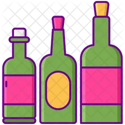 Few Different Icons Of Bottles  Icon
