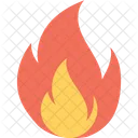 Fiamma Fuoco Avvertimento Icon