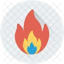 Fiamma Fuoco Avvertimento Icon