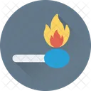 Fiamma Fuoco Avvertimento Icon