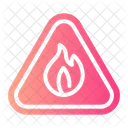 Fiammable Caution Alert Icon