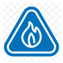Fiammable Caution Alert Icon