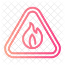 Fiammable Caution Alert Symbol