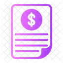 Document Finance Payment Icon