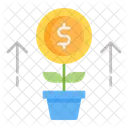 Growth Plant Investment Icon