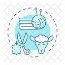 Fibre Textile Sheep Icon