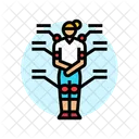 Fibromyalgie Femme Maladie Icône
