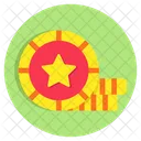 Ficha De Cassino Ficha De Jogo Ficha De Poquer Icon