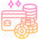Fichas de pôker  Ícone
