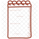 Fichario Caderno Bloco De Notas Ícone