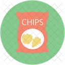 Chips Paquete Bolsa Icono