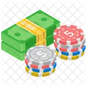 Chip De Apuesta Moneda De Casino Juegos De Azar Icono