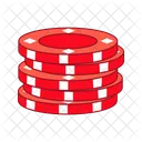 Poker Fiches Gioco Dazzardo Icon