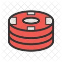 Poker Fiches Gioco Dazzardo Icon