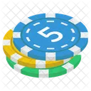 Fiches Da Poker Fiches Del Casino Giochi Dazzardo Icon