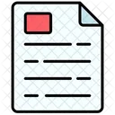 Fichier Document Papier Icon