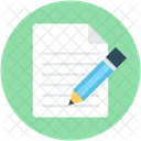 Fichier Texte Feuille Icon