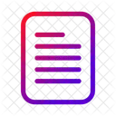 Fichier Papier Document Icône
