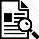 Fichier Numerisation Loupe Icône