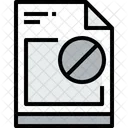 Fichier Erreur Document Icon