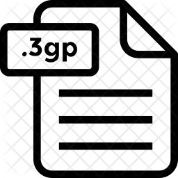 Fichier 3GP  Icône